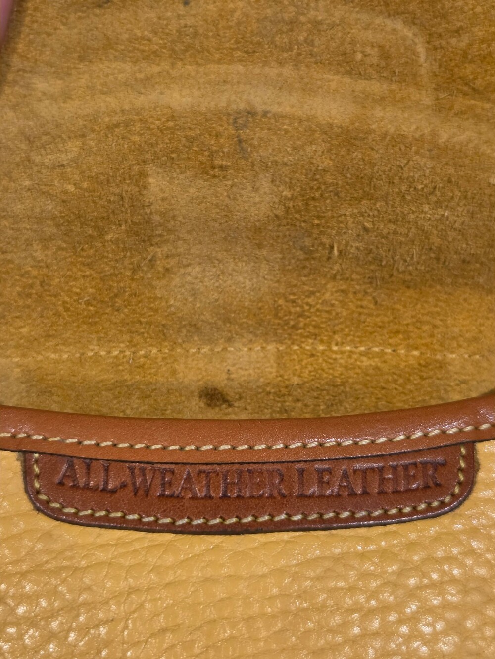 Dooney & Bourke Vintage Palomino Cavalry Body Bag - Picture 11 of 15